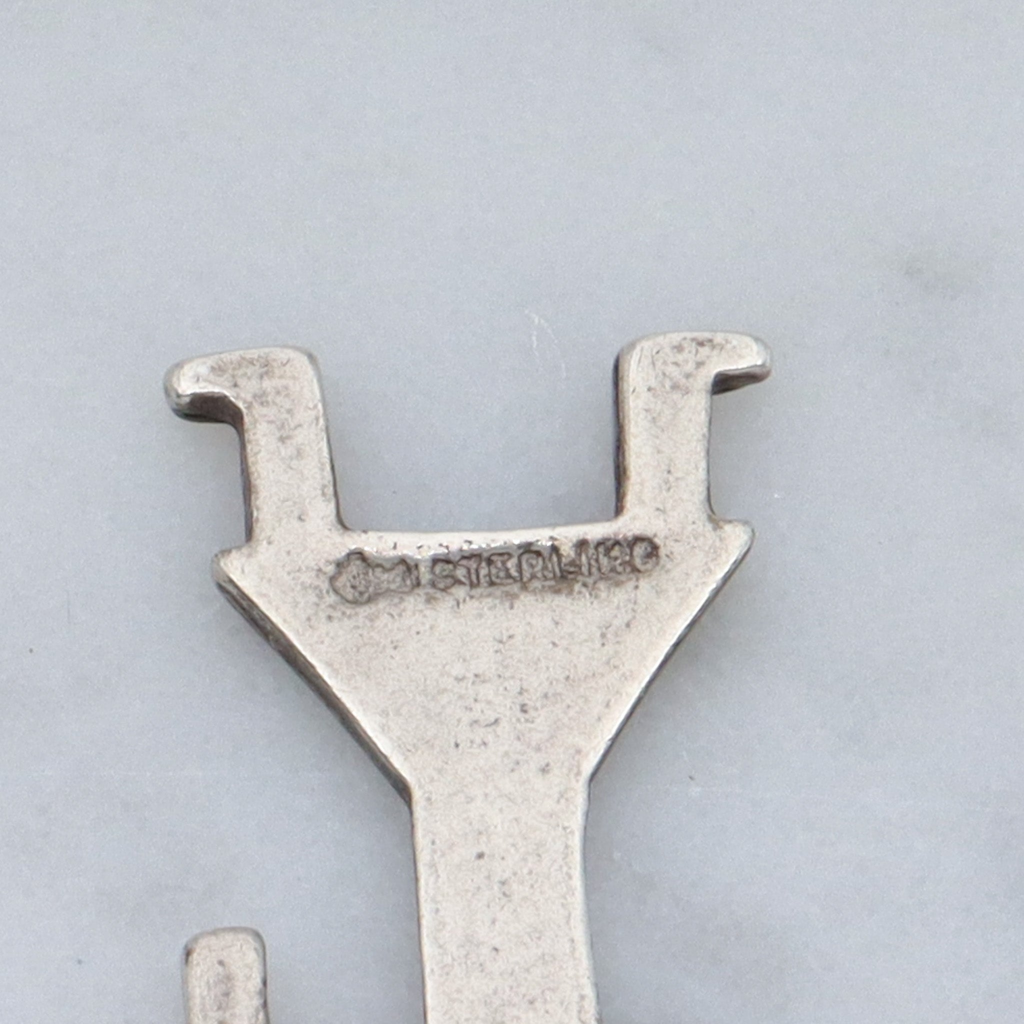 Vintage Native American sterling Kachina doll dancer pendant